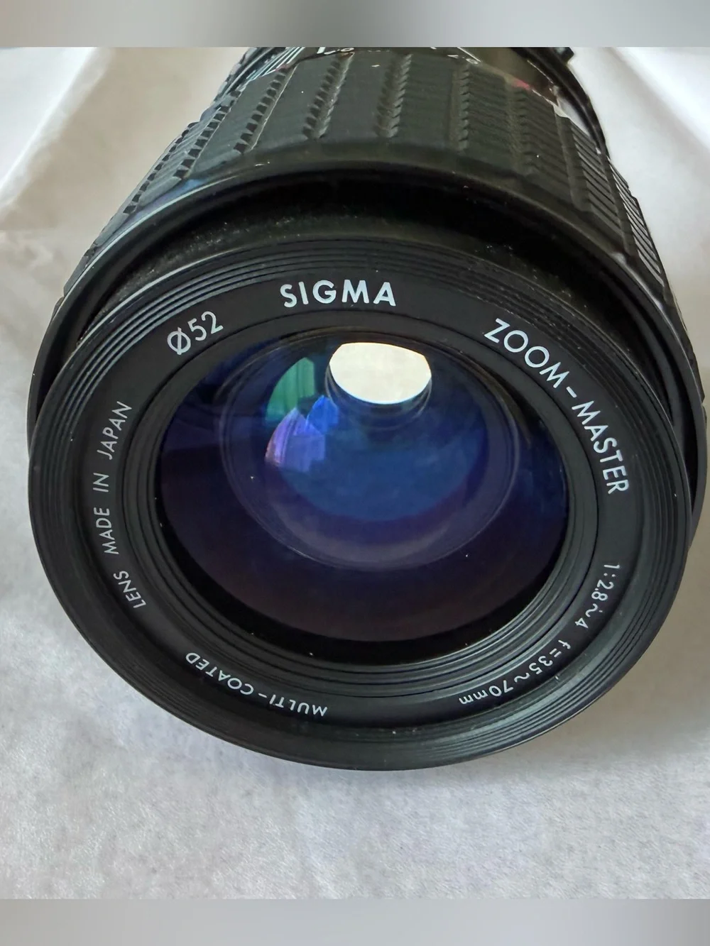 Sigma Zoom-Master 35-70mm f/2.8-4 Multi-Coated Manual Lens - Pentax K PK Mount